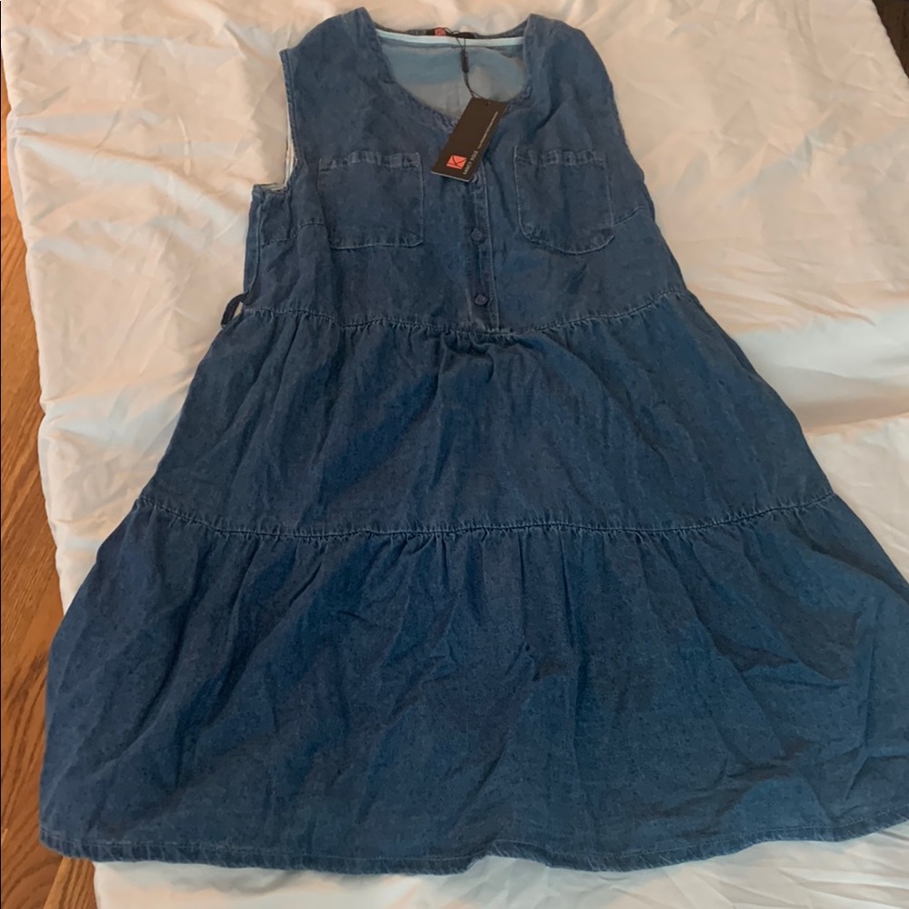 Blue Denim Kids Dress